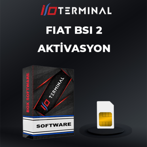 IO Terminal Fiat BSI 2 Aktivasyon Lisansı resmi